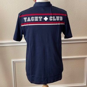 Alp-n-Rock Men's SWISS YACHT CLUB polo Shirt - Navy - Large (3)